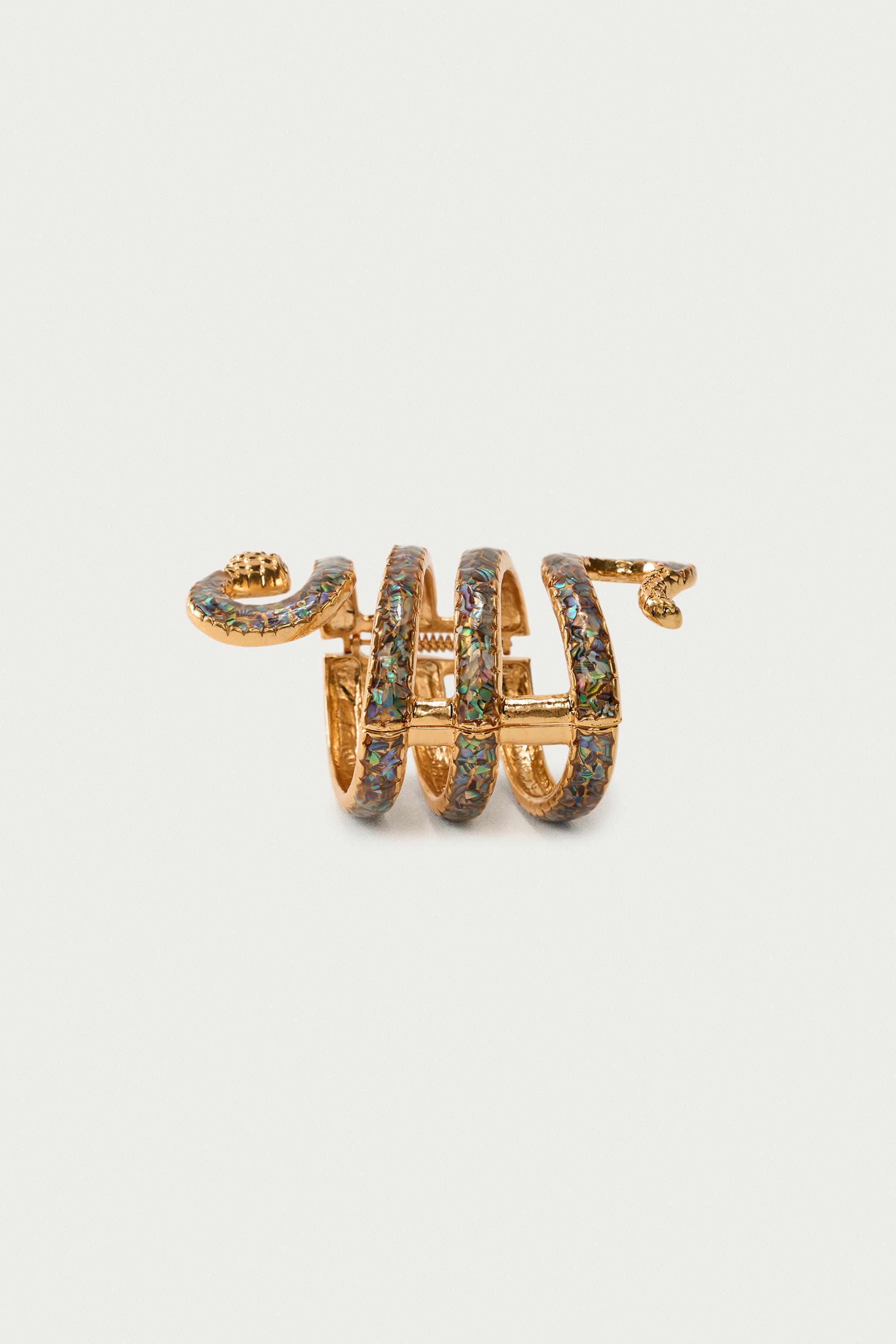 MARISA BERENSON X ZARA METAL SNAKE BRACELET
